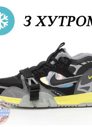 Мужские зимние кроссовки Nike Air Trainer 1 SP Dark Smoke Blac...