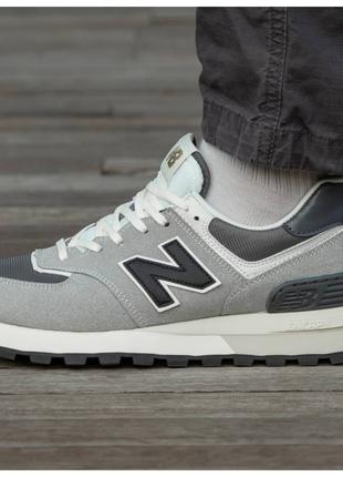 Мужские / женские кроссовки New Balance 574 Legacy Grey Black,...