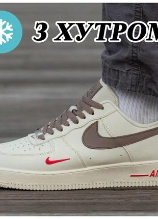 Жіночі зимові кросівки Nike Air Force 1 Low Mocco Winter Fur (...