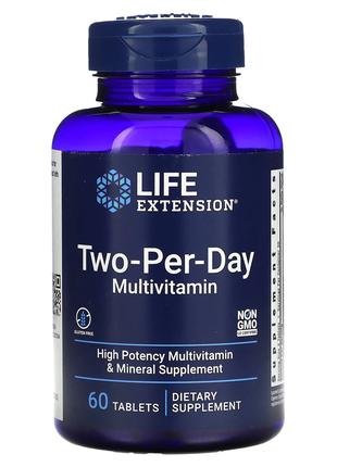 Life Extension мультивитамины приема дважды день 60 таблеток США