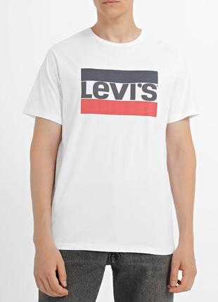 Футболка мужская levi ́s (белый, l ). белая футболка levi ́s. ...