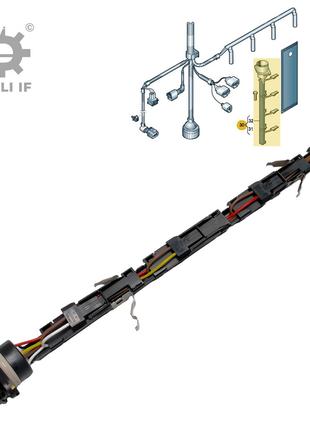 Проводка топливных форсунок Bora Volkswagen 1.9tdi 038971600 1...