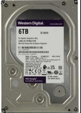 Жорсткий диск Western Digital Purple 6TB PURX