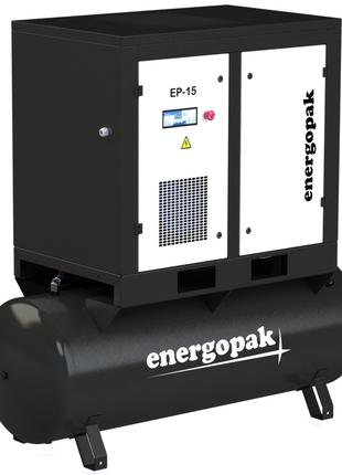 Винтовой компрессор Energopak EP 15-T500 с ресивером 500л