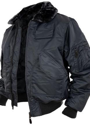 Куртка бомбер льотна MIL-TEC SWAT CWU Black 3XL