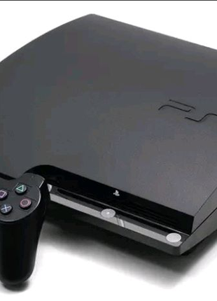 Sony PlayStation 3 slim 320gb +2 игры