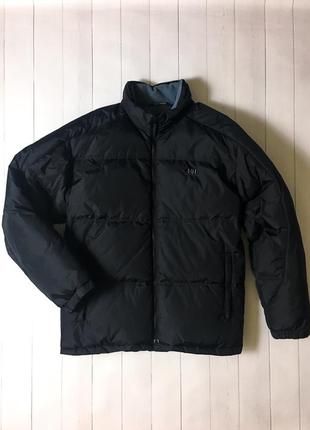Чоловічий зимовий чорний пуховик helly hansen хеллі хансена. ч...