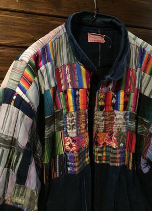 Бомбер курточка patchwork guatemala