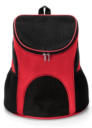 Рюкзак-переноска Lesko SY210815 Red L сумка для котів і собак