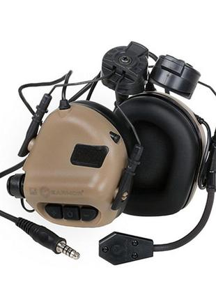 Активні захисні навушники Earmor M32H MOD3 (CB) Coyote Brown ll