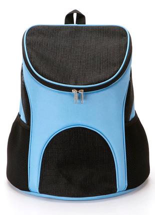 Рюкзак-переноска Lesko SY210815 Blue L сумка для котів і собак