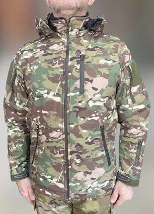 Куртка тактична зимова Softshell, Special, Мультикам, розмір X...