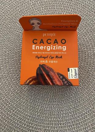 Патчі для обличчя petitfee cacao energizing hydrogel eye patch...
