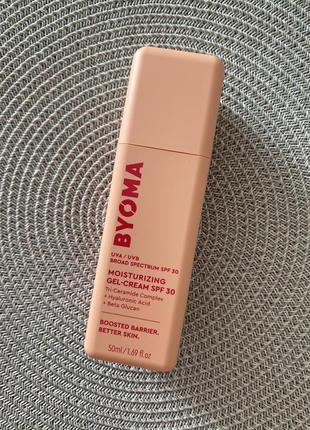 Ежедневный увлажняющий гель-крем с спф byoma moisturizing gel-...