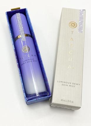 Увлажняющий спрей для лица tatcha luminous dewy skin mist, 40 ml