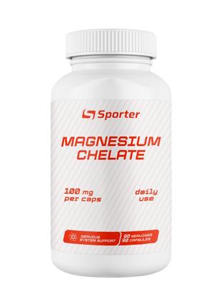 Витамины и минералы Sporter Magnesium Chelate, 90 капсул