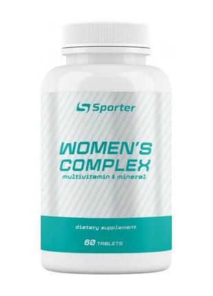Витамины и минералы Sporter Women's Complex, 60 таблеток