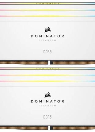 Модуль пам`ятi DDR5 2x16GB/6000 Corsair Dominator Titanium RGB...