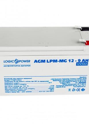 Акумуляторна батарея LogicPower 12V 9AH (LPM-MG 12 - 9 AH) AGM...