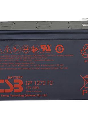 Акумуляторна батарея CSB 12V 7.2AH (GP1272, 28W) AGM