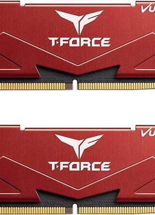 Модуль пам`ятi DDR5 2x16GB/6000 Team T-Force Vulcan Red
(FLRD5...