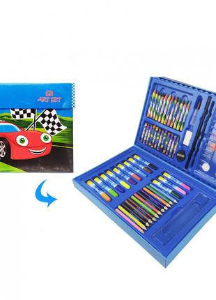 Детский набор для рисования MK 3226 в чемодане (Гоночная Машина)