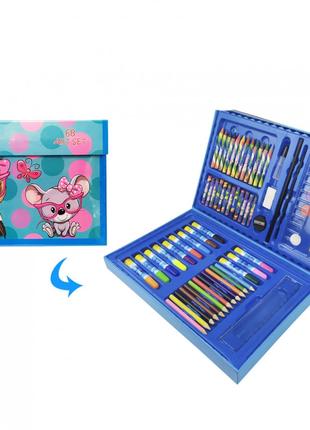 Детский набор для рисования MK 3226 в чемодане (Сова)