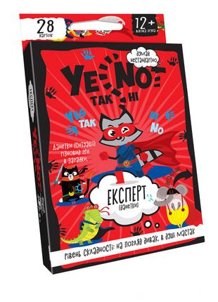 Детская карточная игра "YENOT ДаНетки" Danko Toys YEN-01U укр ...