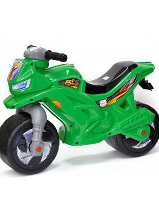 Беговел мотоцикл 2-х колесный 501-1G Зеленый