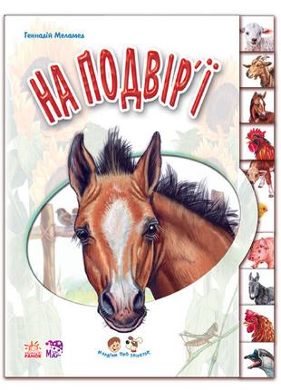 Дитяча книга "Ребятам про звірят: У дворі" 322018 на укр. мовою