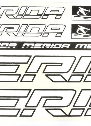 Наклейка Merida на раму велосипеда Білий (NAK034)