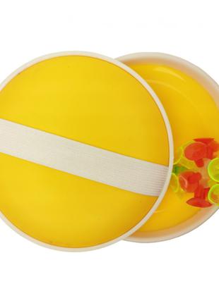 Детская игра "Ловушка" M 2872 мяч на присосках 15 см (Желтый)
