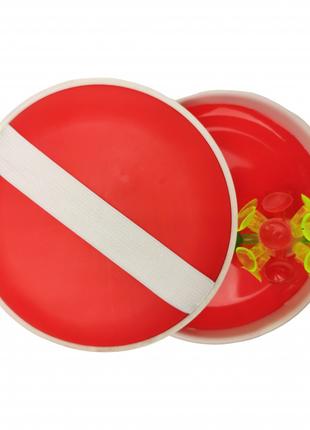 Детская игра "Ловушка" M 2872 мяч на присосках 15 см (Красный)
