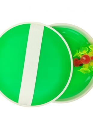 Детская игра "Ловушка" M 2872 мяч на присосках 15 см (Зеленый)