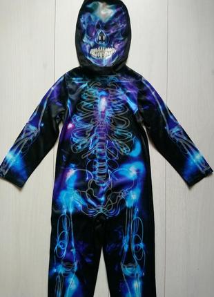 Карнавальный костюм скелет с маской