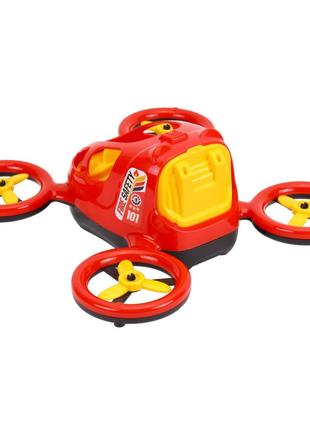 Детская игрушка "Квадрокоптер" ТехноК 7983TXK на колесиках (Кр...