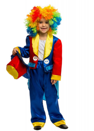 Детский карнавальный костюм клоуна (116-140 см) 25324