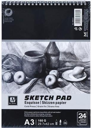 Альбом "Sketch Pad" 6002-S, А3 24 листа 160 г/м²
