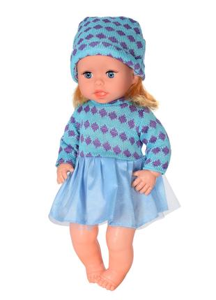 Дитяча лялька Яринка Bambi M 5602 українською мовою (Блаките п...