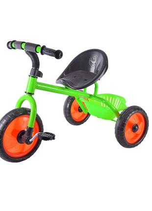 Детский Велосипед трехколесный TR2101 колеса 10, 8 дюймов (Зел...