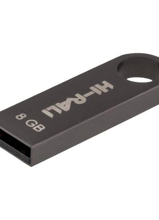 Накопитель USB Flash Drive Hi-Rali Shuttle 8gb Цвет Чёрный