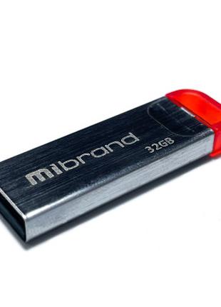 USB флеш накопитель Mibrand 32GB Falcon Silver-Red USB 2.0 (MI...