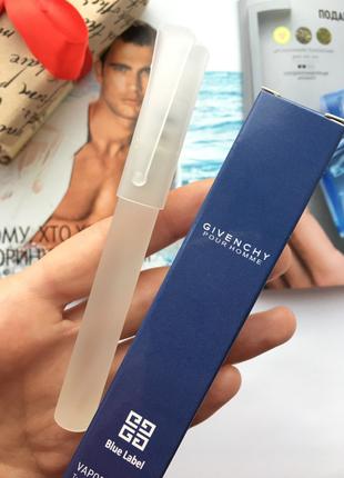 Чоловічі парфумна вода Givenchy Pour Homme, Blue Label, 10 мл
