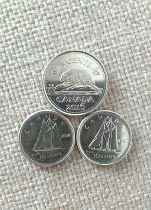 Монети Канади (ціна за всі)
