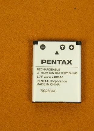 Аккумулятор, для фотоаппарата, Pentax, D-LI63