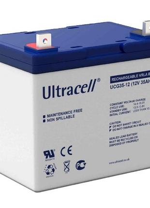 Аккумуляторная батарея Ultracell UCG35-12 GEL 12V 35 Ah White