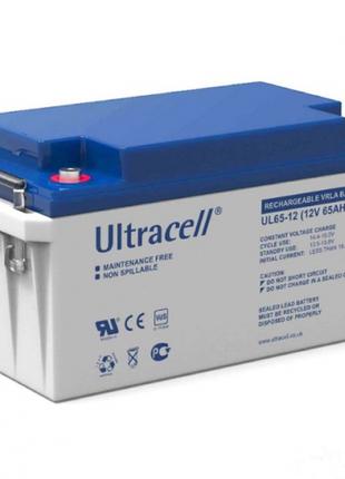 Аккумуляторная батарея Ultracell UL65-12 AGM 12V 65 Ah White