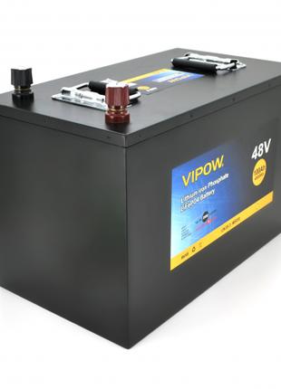 Аккумуляторная батарея Vipow LiFePO4 51.2V 100Ah со встроенной...