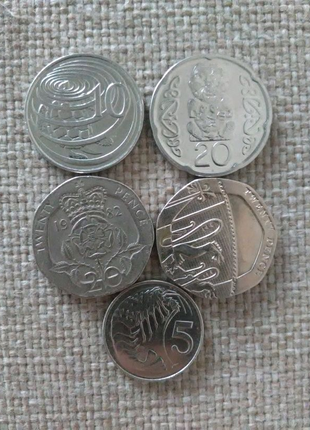 Монети Англії (ціна за всі)