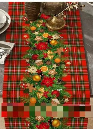 Доріжка на стіл (ранер) "різдво" 🎄🎄🎄
